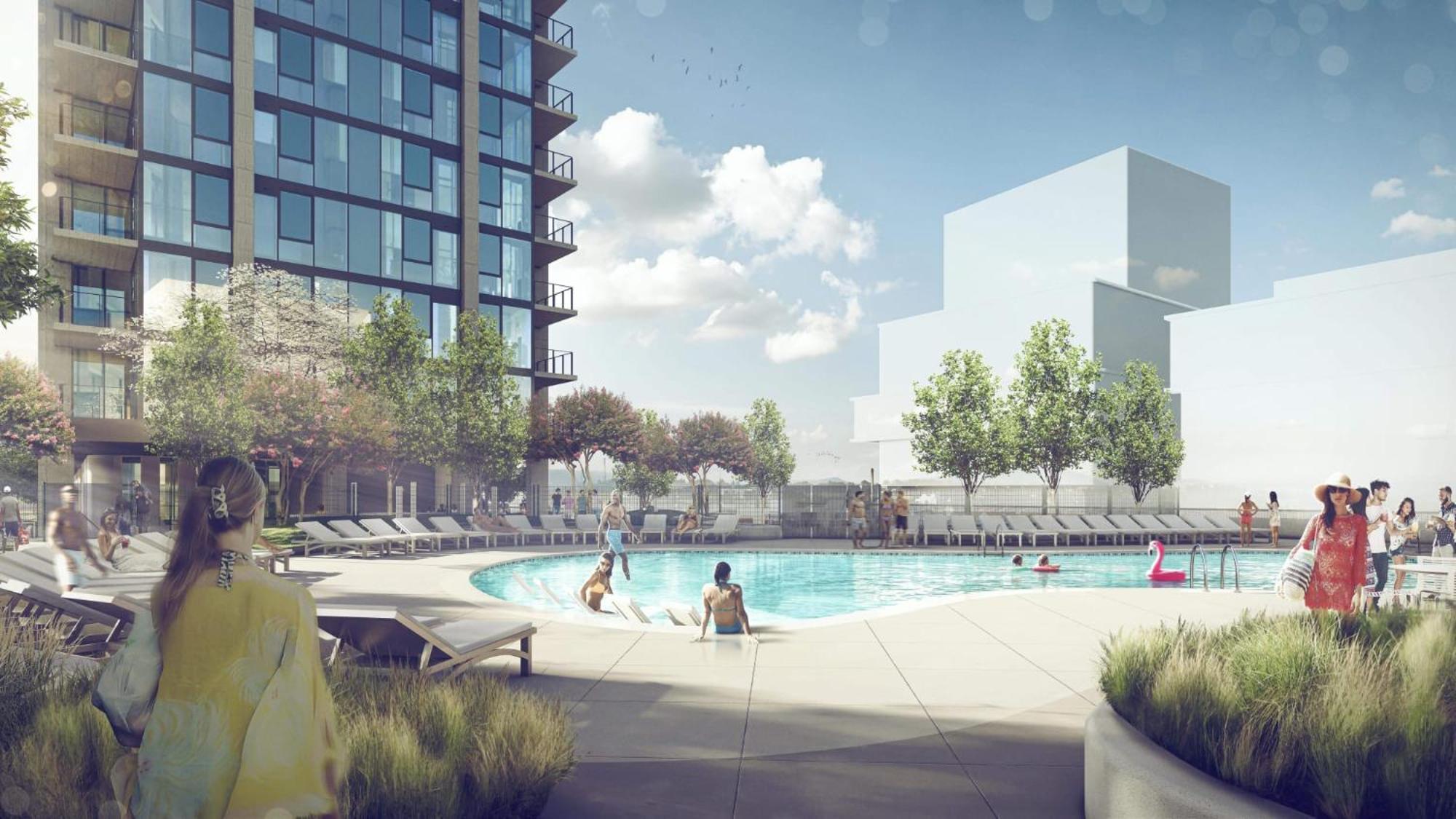 Contemporary City Living Apartments In Nashville Exteriér fotografie